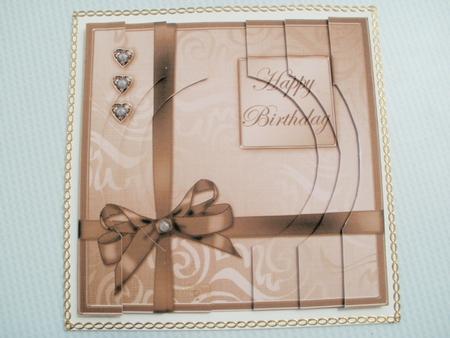Elegant Flourish Quick Card with Circular Side Stacker by Wendy Smith