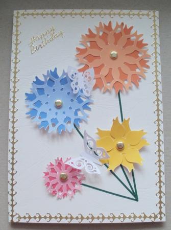 3D Flower Variations by Wendy Smith