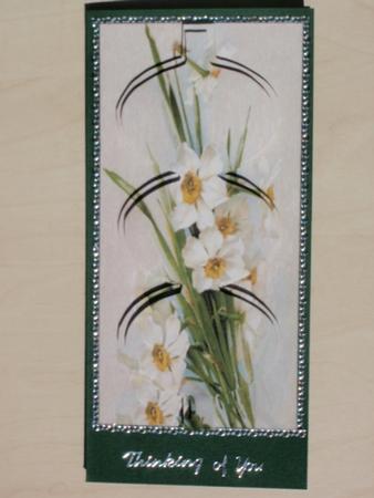 White Daffs Spherical by Wendy Smith