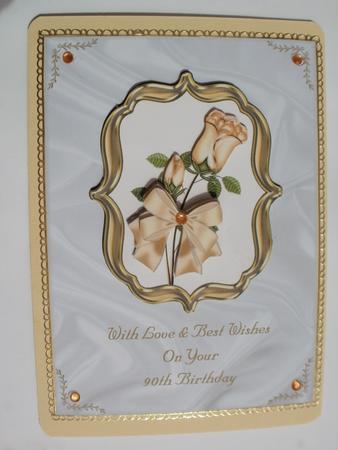 Satin & Roses - 90th Birthday by Wendy Smith