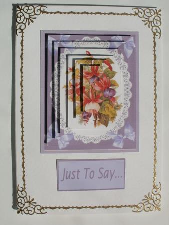 Fuschias and Lace by Wendy Smith