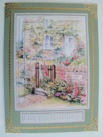 Rose Cottage Ink Saver Pyramage by Wendy Smith