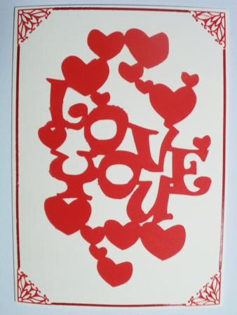 VALENTINE TOPPER by Wendy Smith