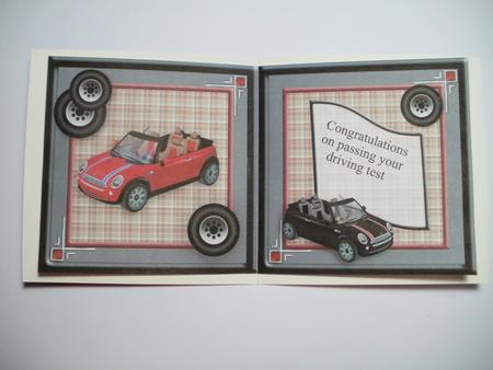 Blank Insert for Red and Black Mini Topper by Wendy Smith