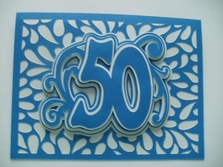 509 Fancy Raindrops Card by Wendy Smith
