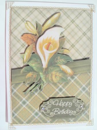 Calla Lily Quick Card by Wendy Smith