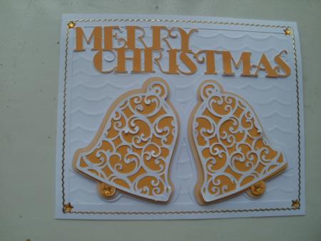 Card Template Christmas Bells File by Wendy Smith