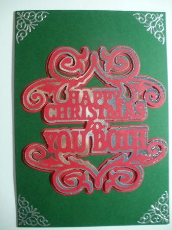 Happy Christmas To You Both Topper by Wendy Smith