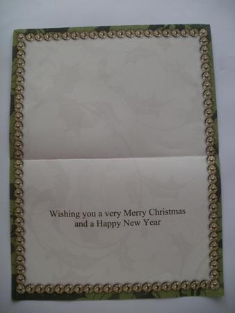 Vintage Santa of the Holly Bush Backing Paper One by Wendy Smith