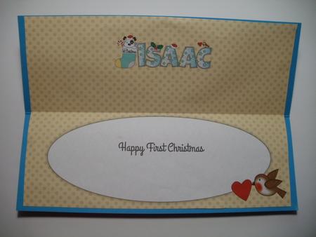 Patch 1st Xmas Isaac Large Dl Insert by Wendy Smith