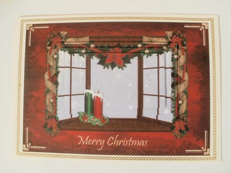 Christmas Window Pyramid by Wendy Smith