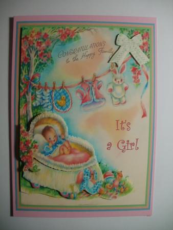 Vintage Baby Girl by Wendy Smith