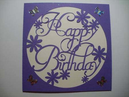 Happy Birthday Card Template C by Wendy Smith