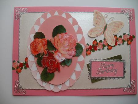 Roses Decoupage Card File by Wendy Smith