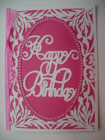 Happy Birthday Card Template B by Wendy Smith