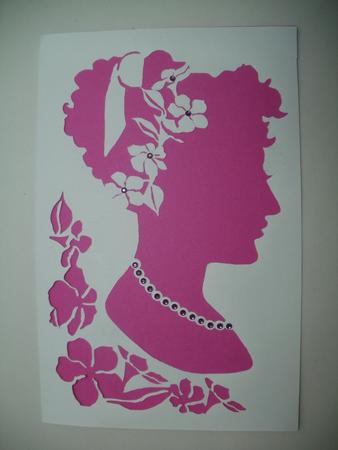 2 Ladies Heads Cards by Wendy Smith