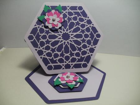 667 Lattice Octagon Easel by Wendy Smith