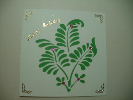 Leaves Card Template by Wendy Smith