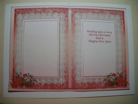 Beautiful Christmas Scene Incert by Wendy Smith
