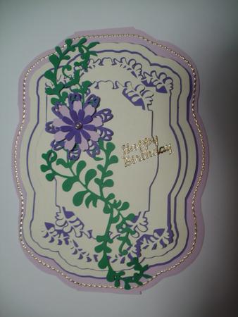 Fancy Frames Floral Card  by Wendy Smith