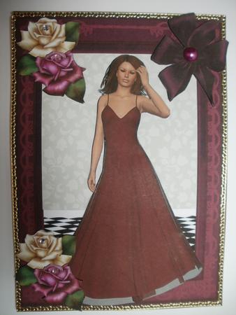 Ballgown and Roses by Wendy Smith