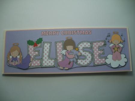 Christmas Angels Elise Large Dl by Wendy Smith