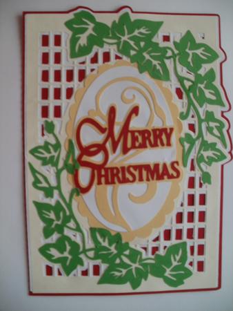 Ivy, Merry Christmas Card  by Wendy Smith