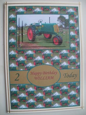 Green Vintage Tractor by Wendy Smith