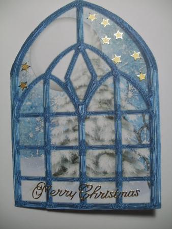 416 Christmas Window by Wendy Smith