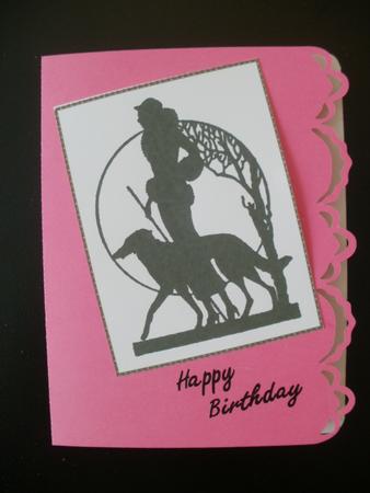 196 Scalloped Border Card by Wendy Smith