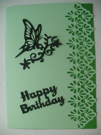 Lacy Edge Card  by Wendy Smith