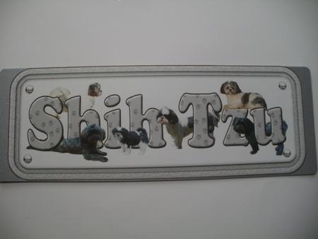 Shih Tzu Name Sign by Wendy Smith