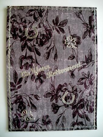 Distressed Floral 12 A4 Backing Papers - Subtle Shades by Wendy Smith