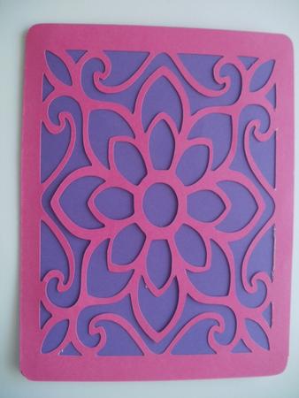 811 Flower Front Card by Wendy Smith