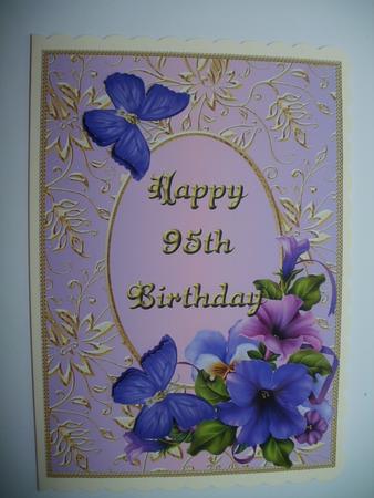 Petunia Corner - Happy 95th Birthday by Wendy Smith