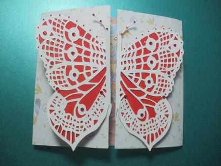 Butterfly Gatefold With Envelope by Wendy Smith