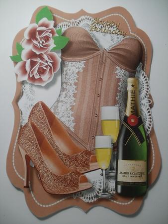 Tent Card , Granddaughter Birthday with Verse  by Wendy Smith