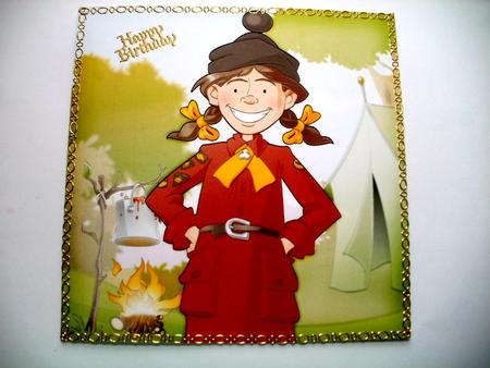 Brownie Dudess 8x8 Quick Card by Wendy Smith