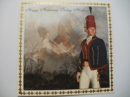 Husband Napoleonic Anniversary Card Front by Wendy Smith