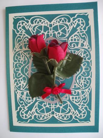 793 Flower Filigree Topper by Wendy Smith
