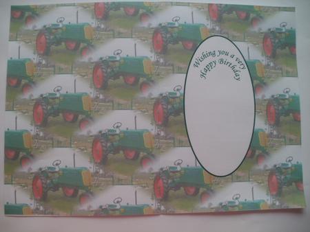 Painted Tractor by Wendy Smith