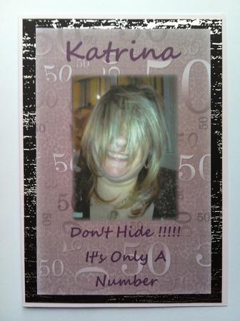 Dusky Pink Metallic 50 Birthday A4 Backing Paper Featured Gallery Photo