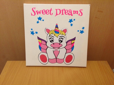 Baby unicorn with wings cut file design for htv and vinyl by wendy vegt