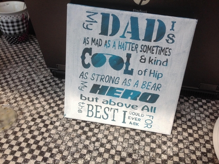 Fathers day, word art, cool dad, Quote, father, canvas sign cut file by wendy vegt