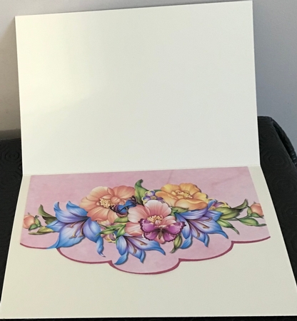 Floral Envelope Flap Card - Especially for You by Wendy Waters
