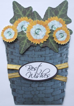 Flower Basket Card by Wendy Rudd