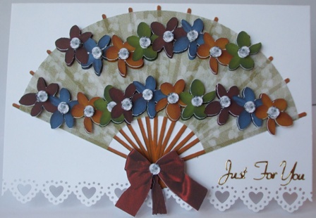 Gorgeous Oriental Fan by Wendy Rudd