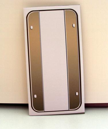 Gold Metallic Plain New Year Number Plate Envelope by Wendy Freeman