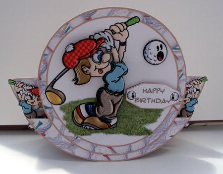 Golfing Gary Rocker Stepper Kit by Wendy Freeman
