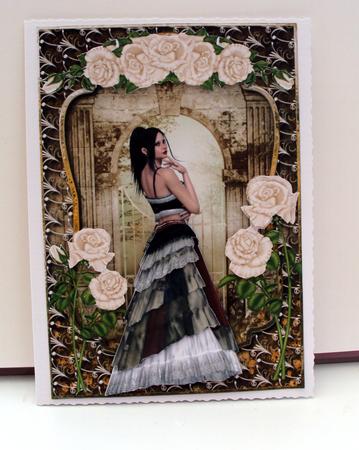 Gypsy Rose Dance with Decoupage by Wendy Freeman